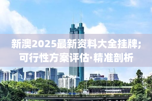 新澳2025最新資料大全掛牌;可行性方案評估·精準(zhǔn)剖析