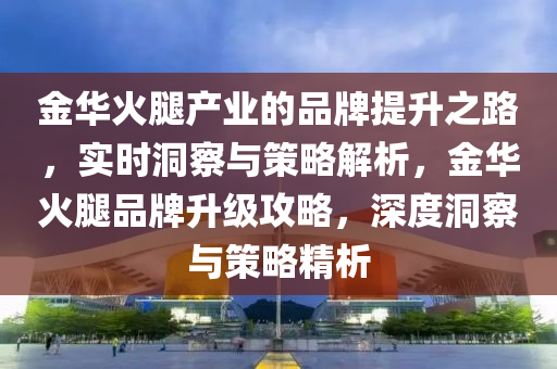 金華火腿產(chǎn)業(yè)的品牌提升之路，實時洞察與策略解析，金華火腿品牌升級攻略，深度洞察與策略精析