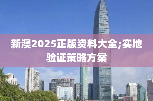 新澳2025正版資料大全;實(shí)地驗(yàn)證策略方案