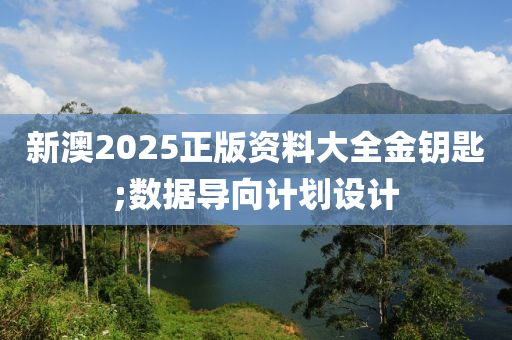 新澳2025正版資料大全金鑰匙;數(shù)據(jù)導(dǎo)向計(jì)劃設(shè)計(jì)