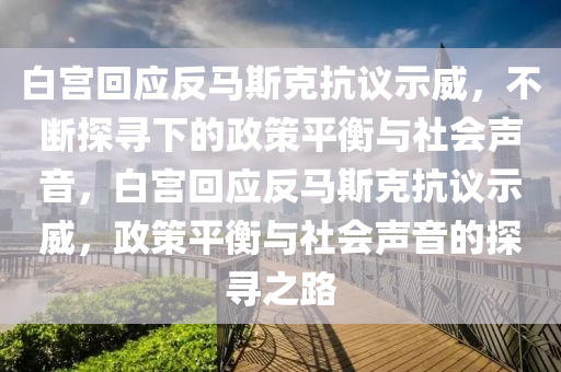 白宮回應(yīng)反馬斯克抗議示威，不斷探尋下的政策平衡與社會聲音，白宮回應(yīng)反馬斯克抗議示威，政策平衡與社會聲音的探尋之路