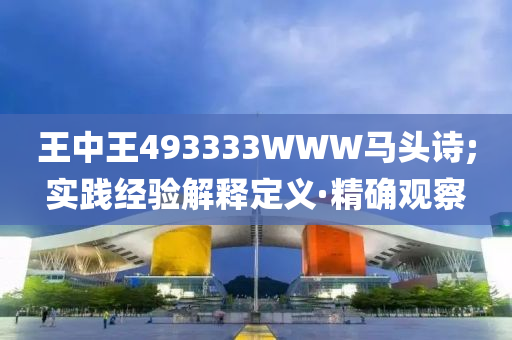 王中王493333WWW馬頭詩;實踐經驗解釋定義·精確觀察