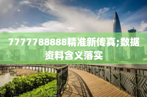 7777788888精準(zhǔn)新傳真;數(shù)據(jù)資料含義落實(shí)