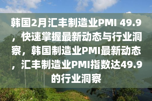 韓國2月匯豐制造業(yè)PMI 49.9，快速掌握最新動態(tài)與行業(yè)洞察，韓國制造業(yè)PMI最新動態(tài)，匯豐制造業(yè)PMI指數(shù)達49.9的行業(yè)洞察