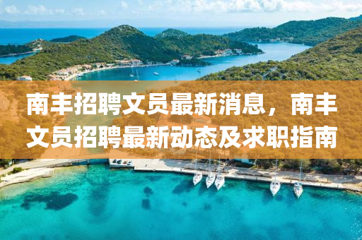 南豐招聘文員最新消息，南豐文員招聘最新動態(tài)及求職指南