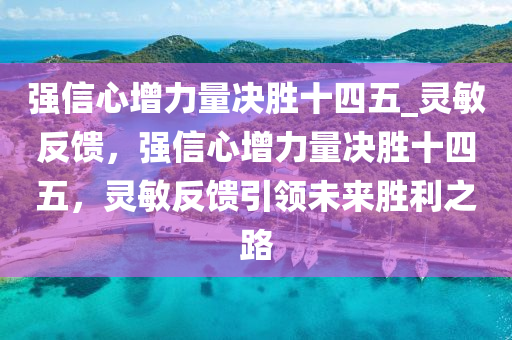 強(qiáng)信心增力量決勝十四五_靈敏反饋，強(qiáng)信心增力量決勝十四五，靈敏反饋引領(lǐng)未來(lái)勝利之路