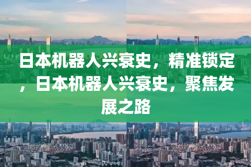 日本機(jī)器人興衰史，精準(zhǔn)鎖定，日本機(jī)器人興衰史，聚焦發(fā)展之路