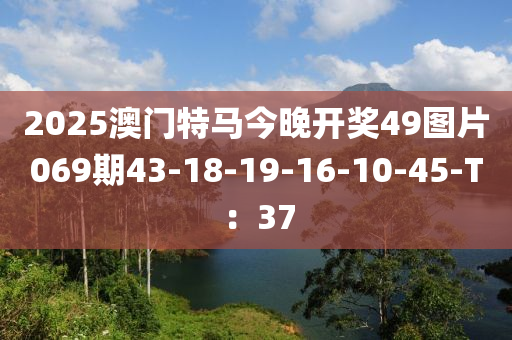 2025澳門特馬今晚開獎(jiǎng)49圖片069期43-18-19-16-10-45-T：37