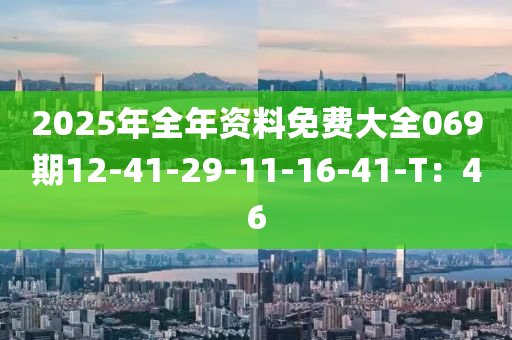 2025年全年資料免費大全069期12-41-29-11-16-41-T：46