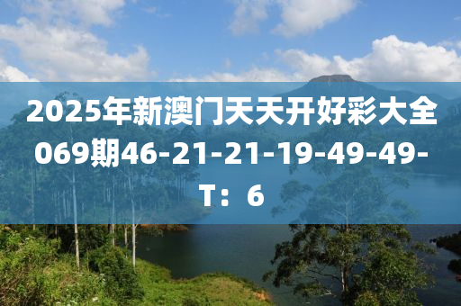 2025年新澳門天天開好彩大全069期46-21-21-19-49-49-T：6