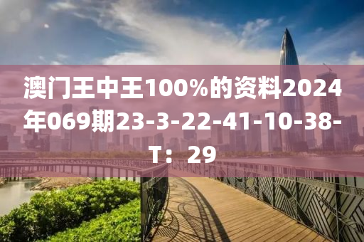 澳門(mén)王中王100%的資料2024年069期23-3-22-41-10-38-T：29