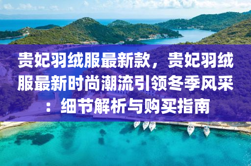 貴妃羽絨服最新款，貴妃羽絨服最新時尚潮流引領(lǐng)冬季風(fēng)采：細節(jié)解析與購買指南