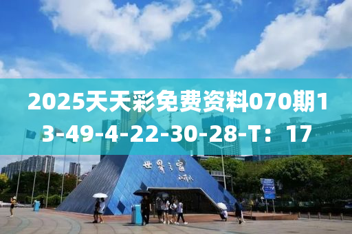 2025天天彩免費資料070期13-49-4-22-30-28-T：17