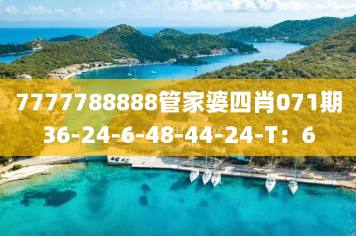 7777788888管家婆四肖071期36-24-6-48-44-24-T：6