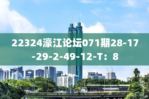 22324濠江論壇071期28-17-29-2-49-12-T：8