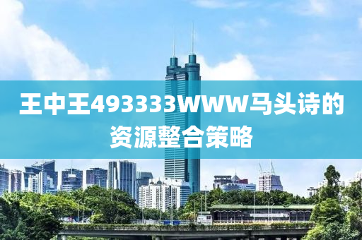 王中王493333WWW馬頭詩(shī)的資源整合策略