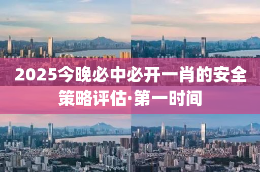 2025今晚必中必開一肖的安全策略評估·第一時間