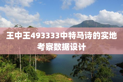 王中王493333中特馬詩的實(shí)地考察數(shù)據(jù)設(shè)計(jì)