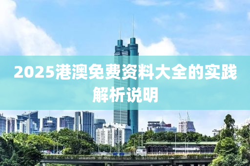 2025港澳免費(fèi)資料大全的實(shí)踐解析說明