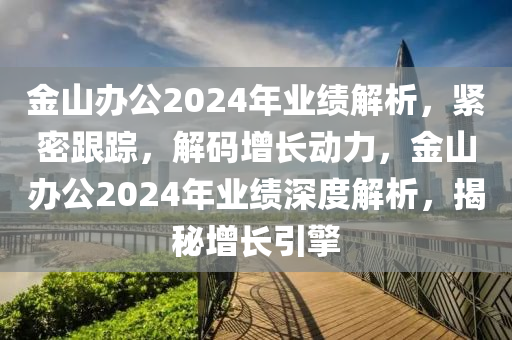 金山辦公2024年業(yè)績(jī)解析，緊密跟蹤，解碼增長(zhǎng)動(dòng)力，金山辦公2024年業(yè)績(jī)深度解析，揭秘增長(zhǎng)引擎