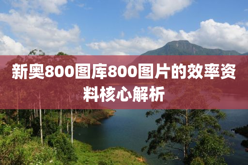 新奧800圖庫800圖片的效率資料核心解析