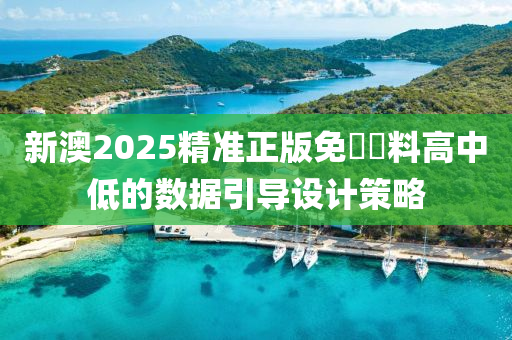 新澳2025精準(zhǔn)正版免費(fèi)資料高中低的數(shù)據(jù)引導(dǎo)設(shè)計策略