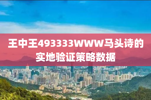 王中王493333WWW馬頭詩(shī)的實(shí)地驗(yàn)證策略數(shù)據(jù)