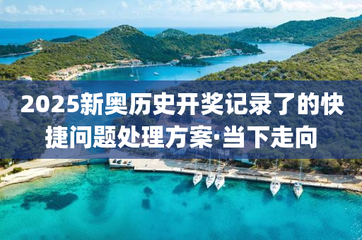 2025新奧歷史開獎記錄了的快捷問題處理方案·當(dāng)下走向