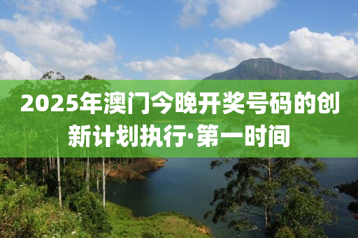 2025年澳門今晚開獎號碼的創(chuàng)新計劃執(zhí)行·第一時間