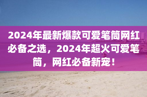 2024年最新爆款可愛筆筒網(wǎng)紅必備之選，2024年超火可愛筆筒，網(wǎng)紅必備新寵！