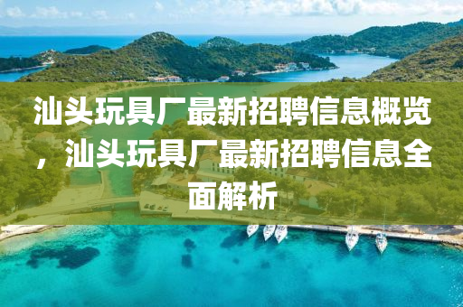 汕頭玩具廠最新招聘信息概覽，汕頭玩具廠最新招聘信息全面解析