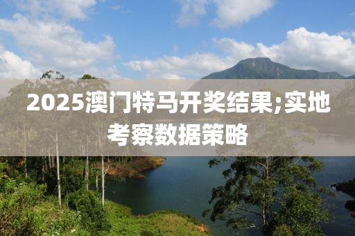 2025澳門特馬開獎(jiǎng)結(jié)果;實(shí)地考察數(shù)據(jù)策略