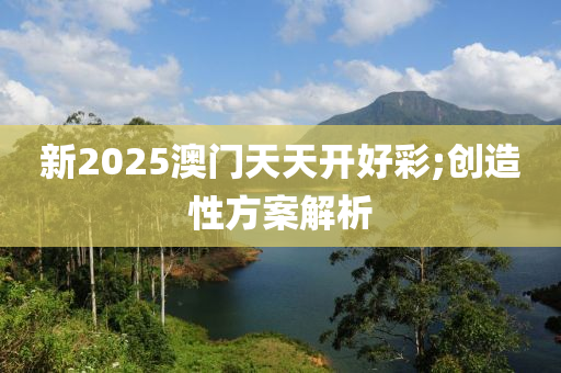 新2025澳門(mén)天天開(kāi)好彩;創(chuàng)造性方案解析