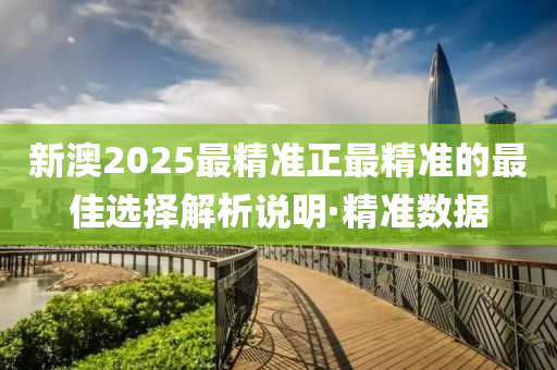 新澳2025最精準正最精準的最佳選擇解析說明·精準數據