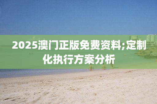 2025澳門正版免費(fèi)資料;定制化執(zhí)行方案分析