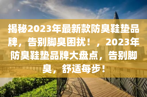 揭秘2023年最新款防臭鞋墊品牌，告別腳臭困擾！，2023年防臭鞋墊品牌大盤點，告別腳臭，舒適每步！