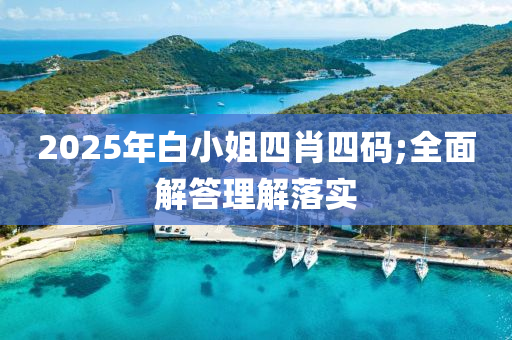 2025年白小姐四肖四碼;全面解答理解落實(shí)