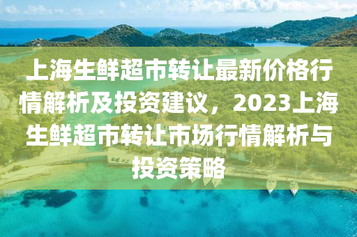 上海生鮮超市轉讓最新價格行情解析及投資建議，2023上海生鮮超市轉讓市場行情解析與投資策略