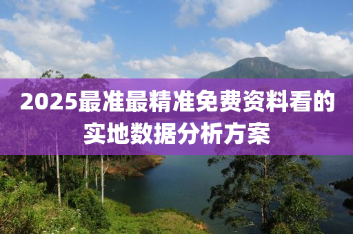 2025最準(zhǔn)最精準(zhǔn)免費(fèi)資料看的實(shí)地?cái)?shù)據(jù)分析方案