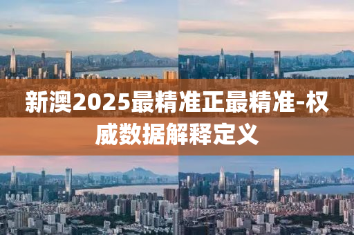 新澳2025最精準正最精準-權(quán)威數(shù)據(jù)解釋定義