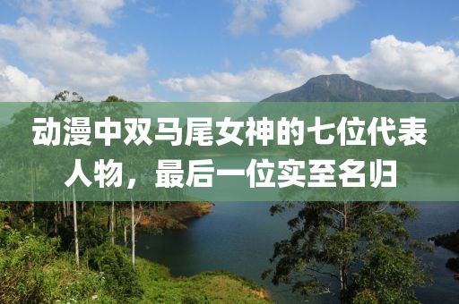 動漫中雙馬尾女神的七位代表人物，最后一位實至名歸