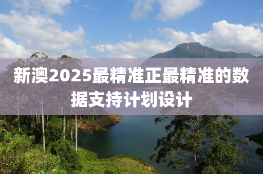 新澳2025最精準(zhǔn)正最精準(zhǔn)的數(shù)據(jù)支持計劃設(shè)計