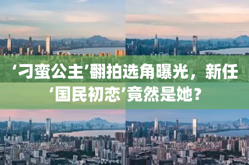 ‘刁蠻公主’翻拍選角曝光，新任‘國民初戀’竟然是她？