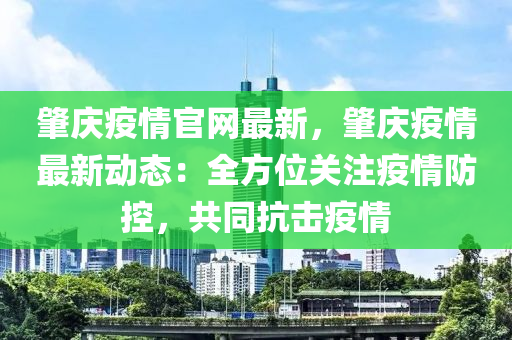 肇慶疫情官網(wǎng)最新，肇慶疫情最新動態(tài)：全方位關(guān)注疫情防控，共同抗擊疫情