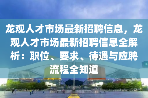 龍觀人才市場最新招聘信息，龍觀人才市場最新招聘信息全解析：職位、要求、待遇與應聘流程全知道