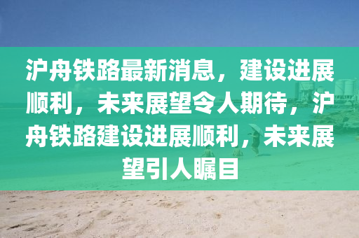 滬舟鐵路最新消息，建設進展順利，未來展望令人期待，滬舟鐵路建設進展順利，未來展望引人矚目