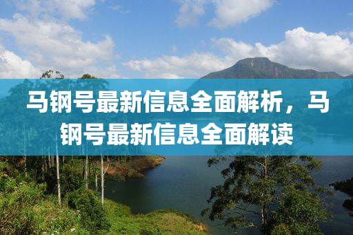 馬鋼號最新信息全面解析，馬鋼號最新信息全面解讀