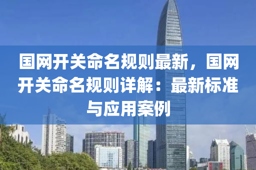 國網(wǎng)開關命名規(guī)則最新，國網(wǎng)開關命名規(guī)則詳解：最新標準與應用案例