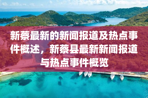 新蔡最新的新聞報道及熱點事件概述，新蔡縣最新新聞報道與熱點事件概覽