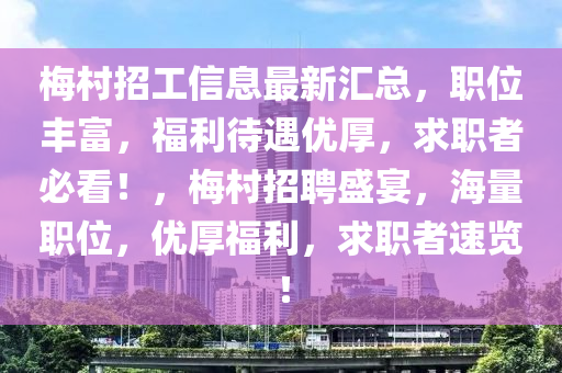 梅村招工信息最新匯總，職位豐富，福利待遇優(yōu)厚，求職者必看！，梅村招聘盛宴，海量職位，優(yōu)厚福利，求職者速覽！